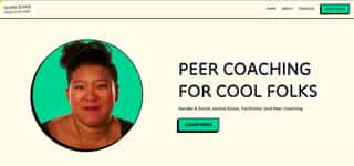 Shan Shan Peer Coaching website